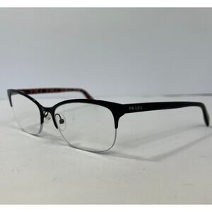PRADA VPR 60P FAR-101 Black Half Jacket FRAMES ONLY  Orange Interior 54-17-140
